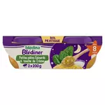 BLEDINA Blédiner bol petites pâtes épinards crème dès 8 mois 2x200g