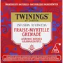 TWININGS Infusion ayurveda fraise myrtille grenade 20 sachets 32g