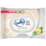LOTUS Lingettes papier toilette humide fresh natural 42 lingettes
