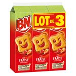 BN Biscuits fourrés à la fraise  3 paquets 855g