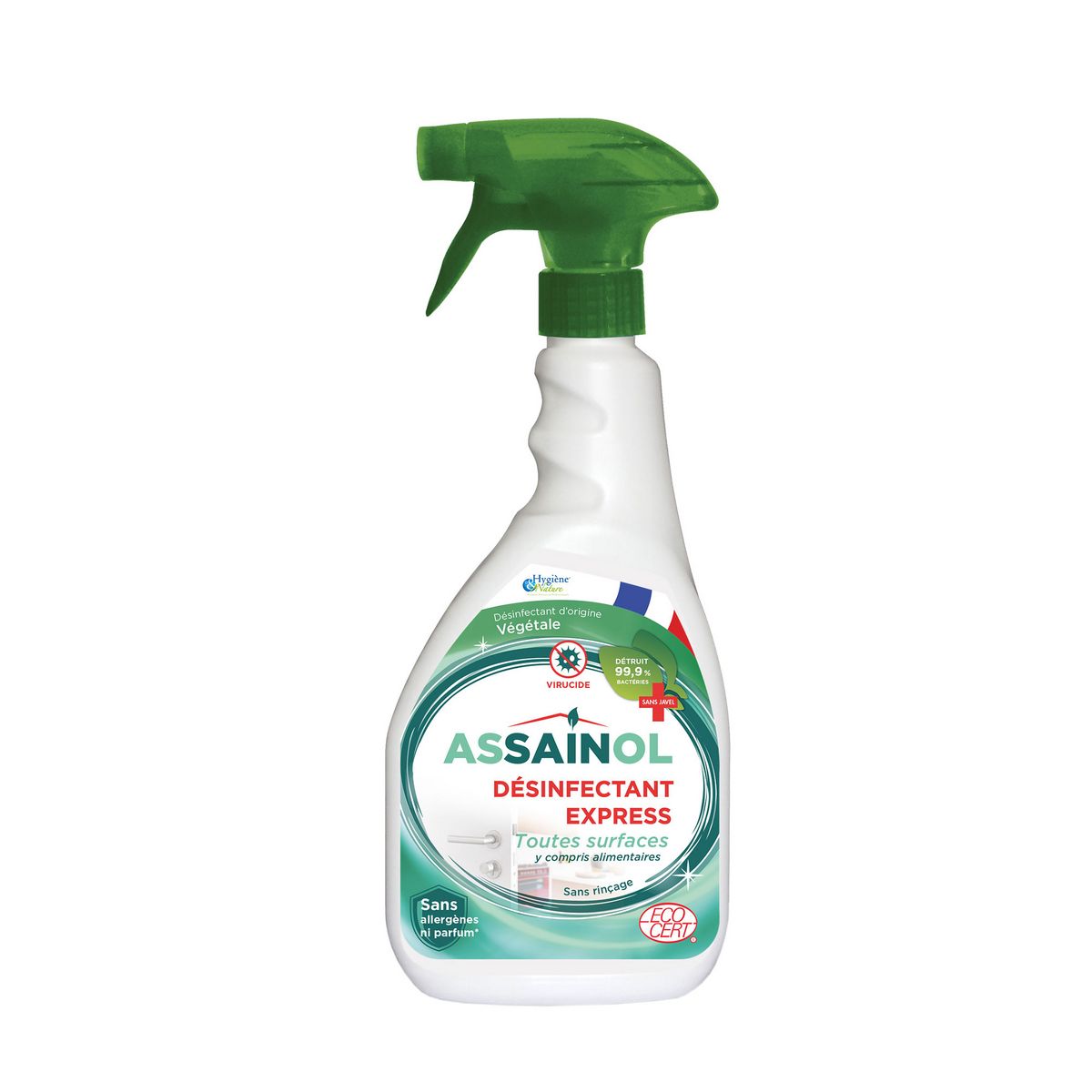ASSAINOL Désinfectant expresse toutes surfaces  500ml