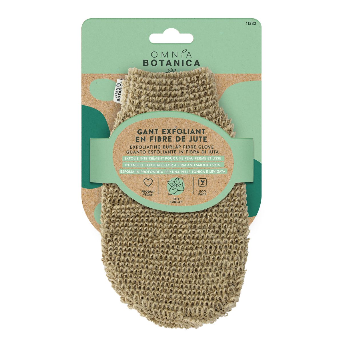 OMNIA BOTANICA Gant exfoliant en fibre de jute x1