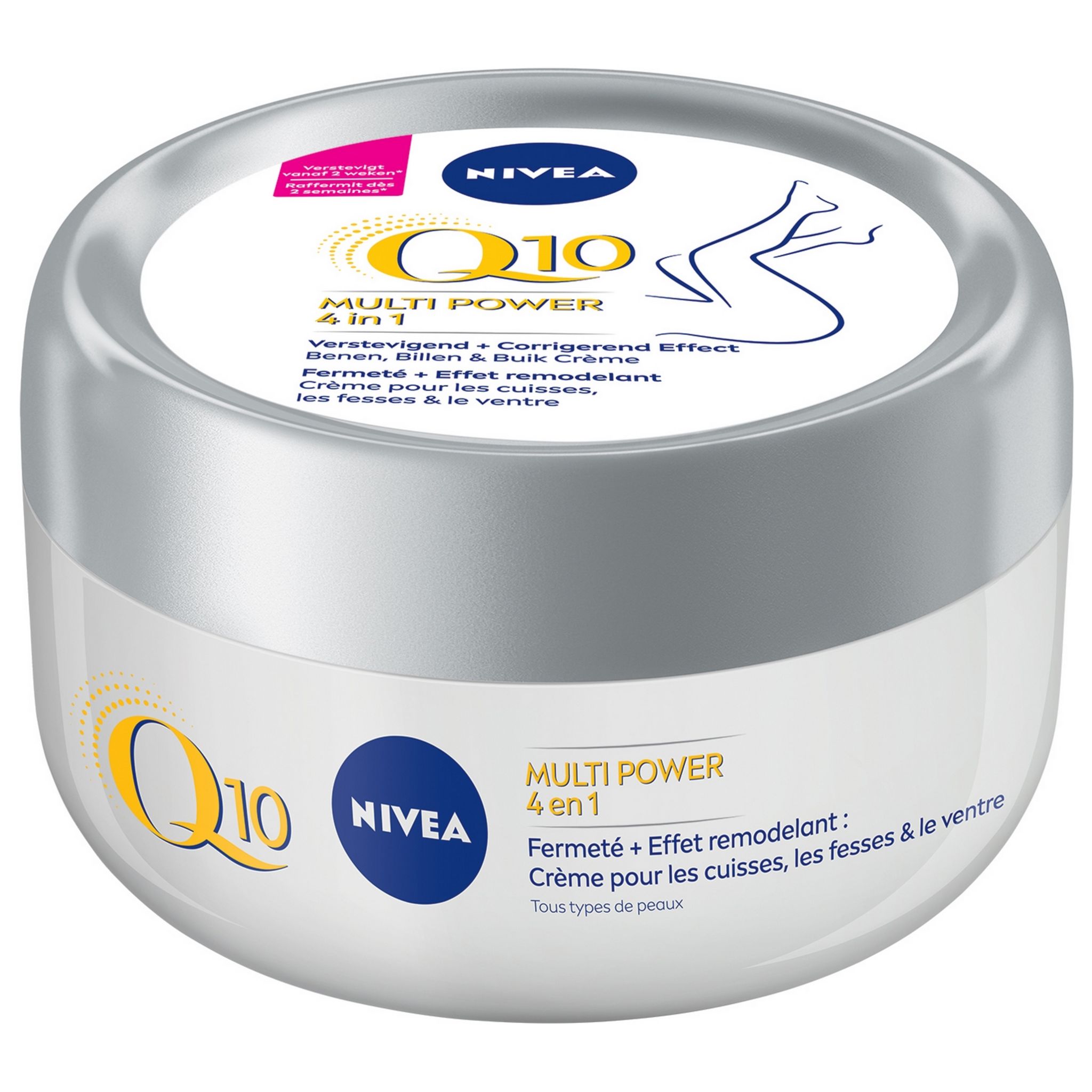 NIVEA Q10 multi power 4 en 1 crème pour les cuisses fesses et le ventre fermeté et effet remodelant 300ml