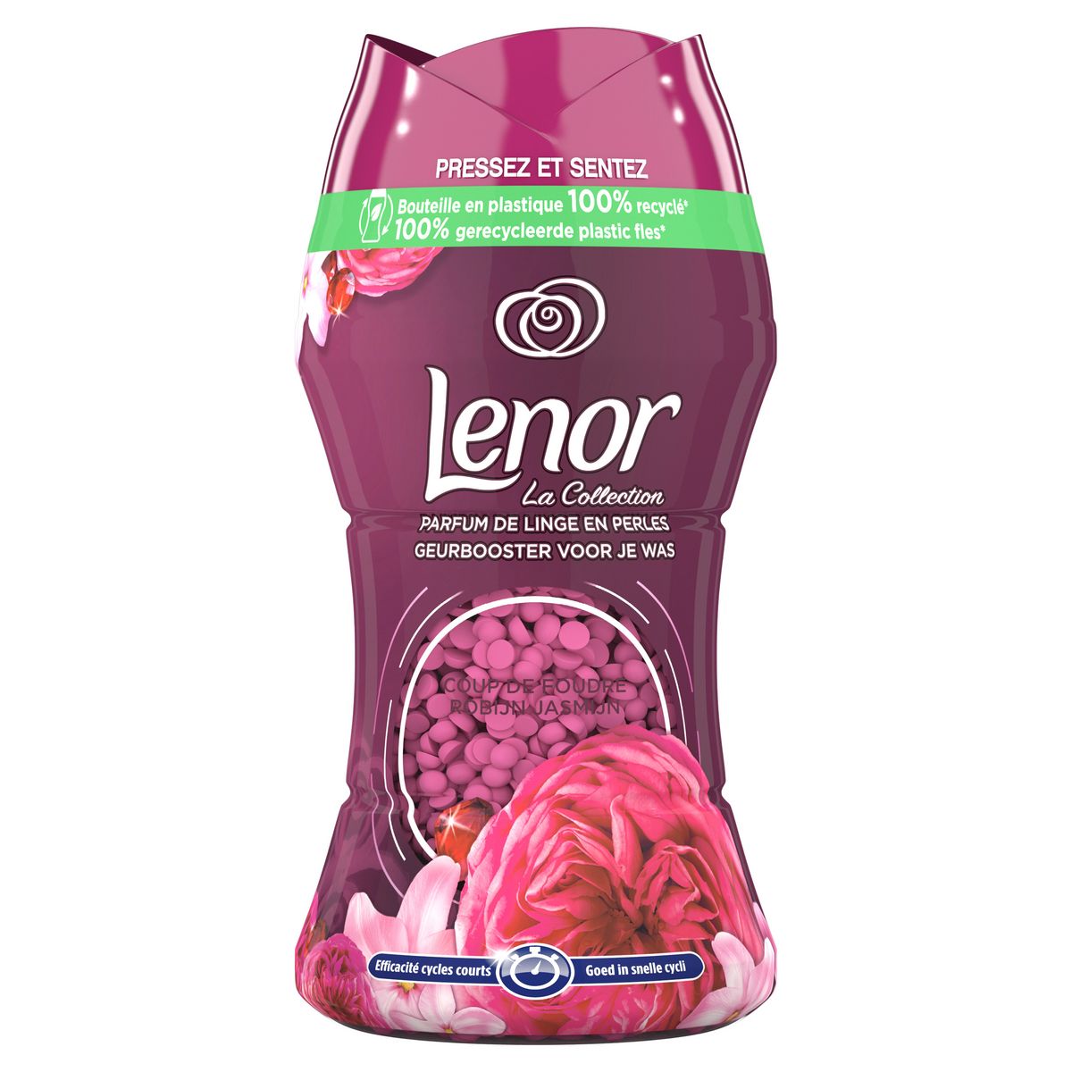 LENOR Parfum de linge en perles coup de foudre 154g