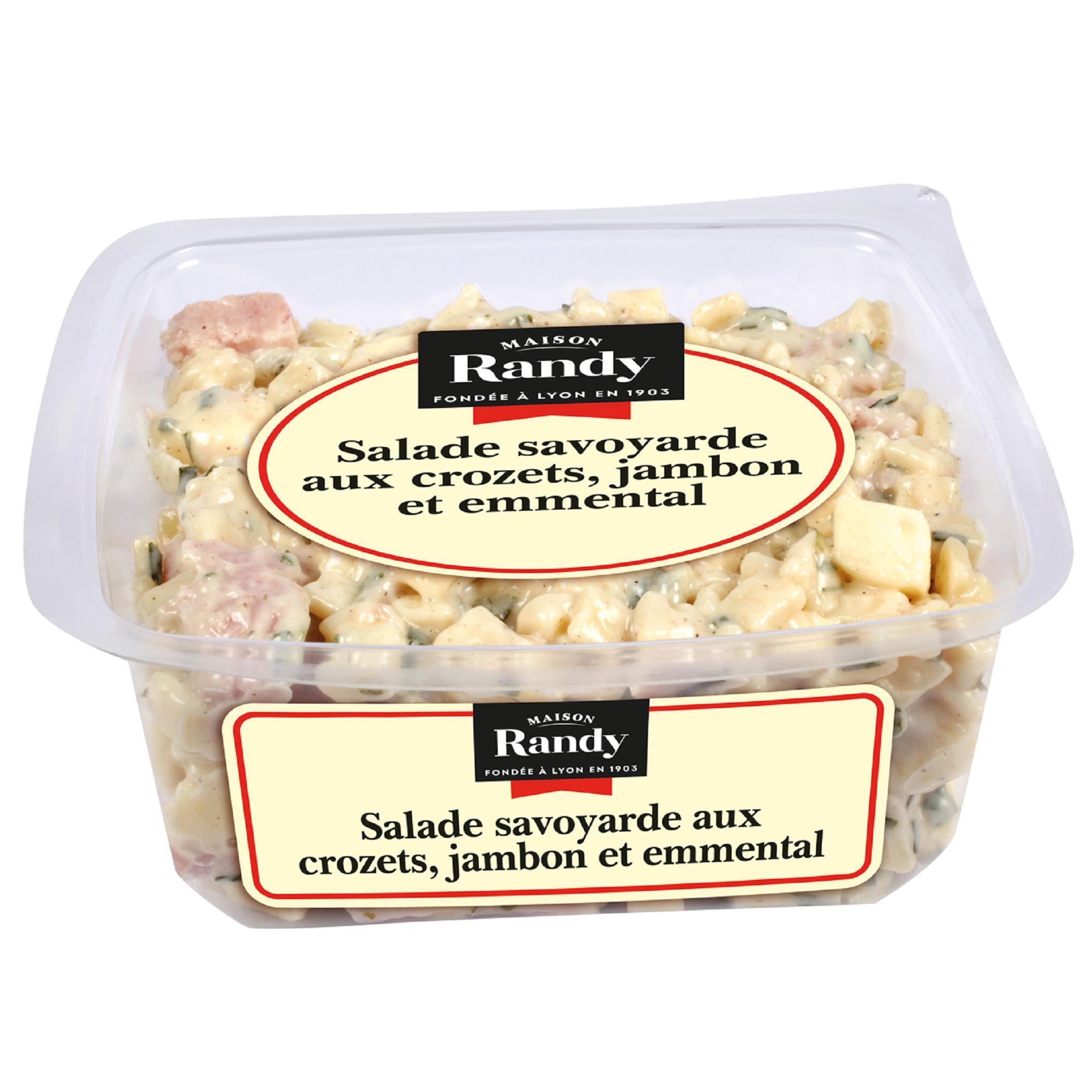 MAISON RANDY Salade savoyarde aux crozets, jambon et emmental 300g