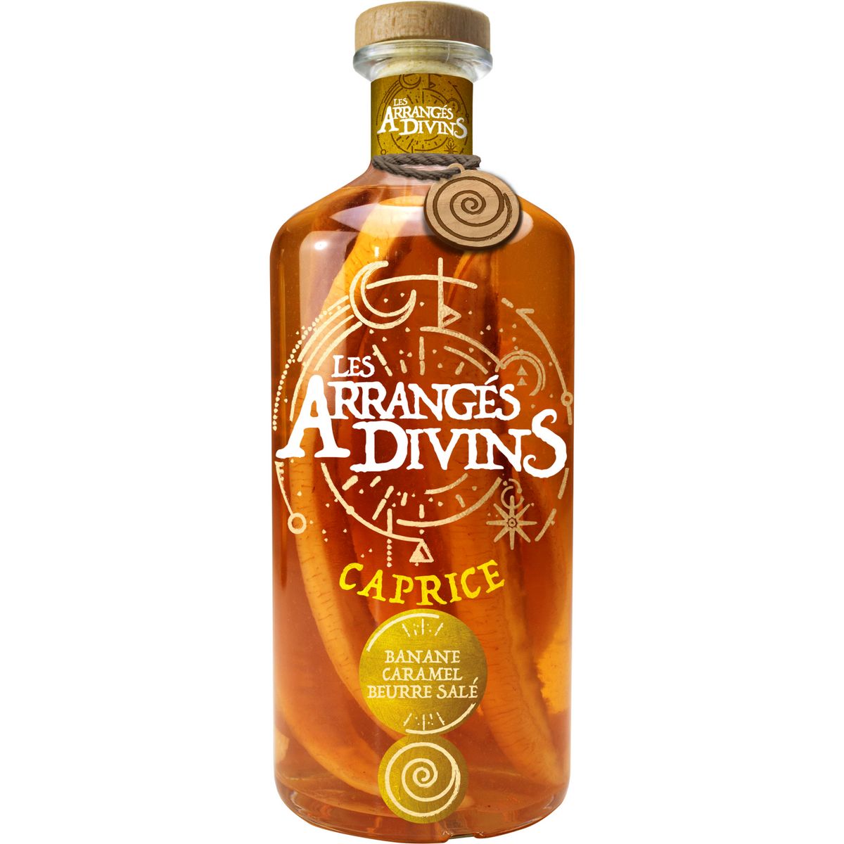 LES ARRANGÉS DIVINS Boisson à base de rhum banane caramel beurre salé 28.7% 70cl