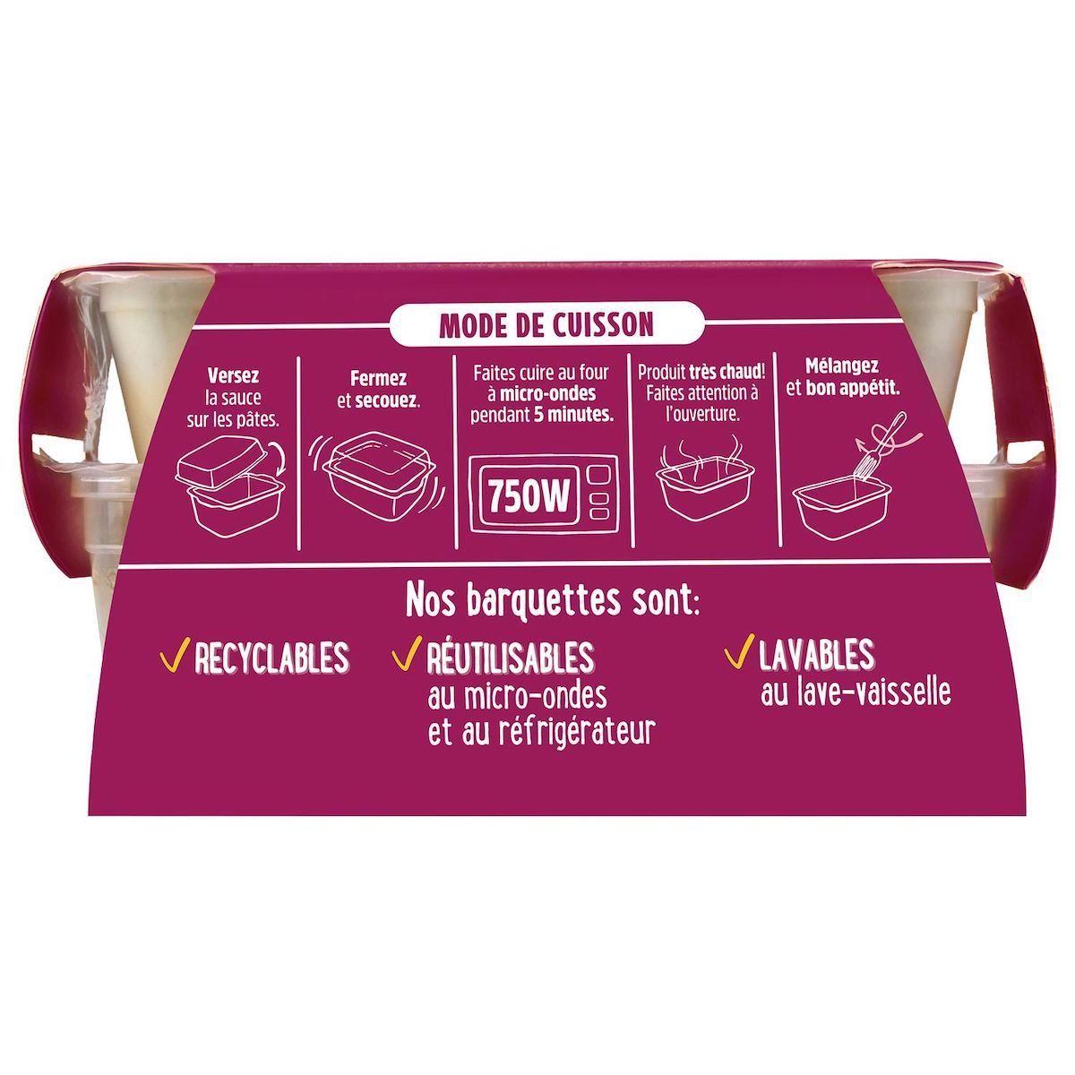 RANA Frais Minute Fusilli à la carbonara 1 portion 350g