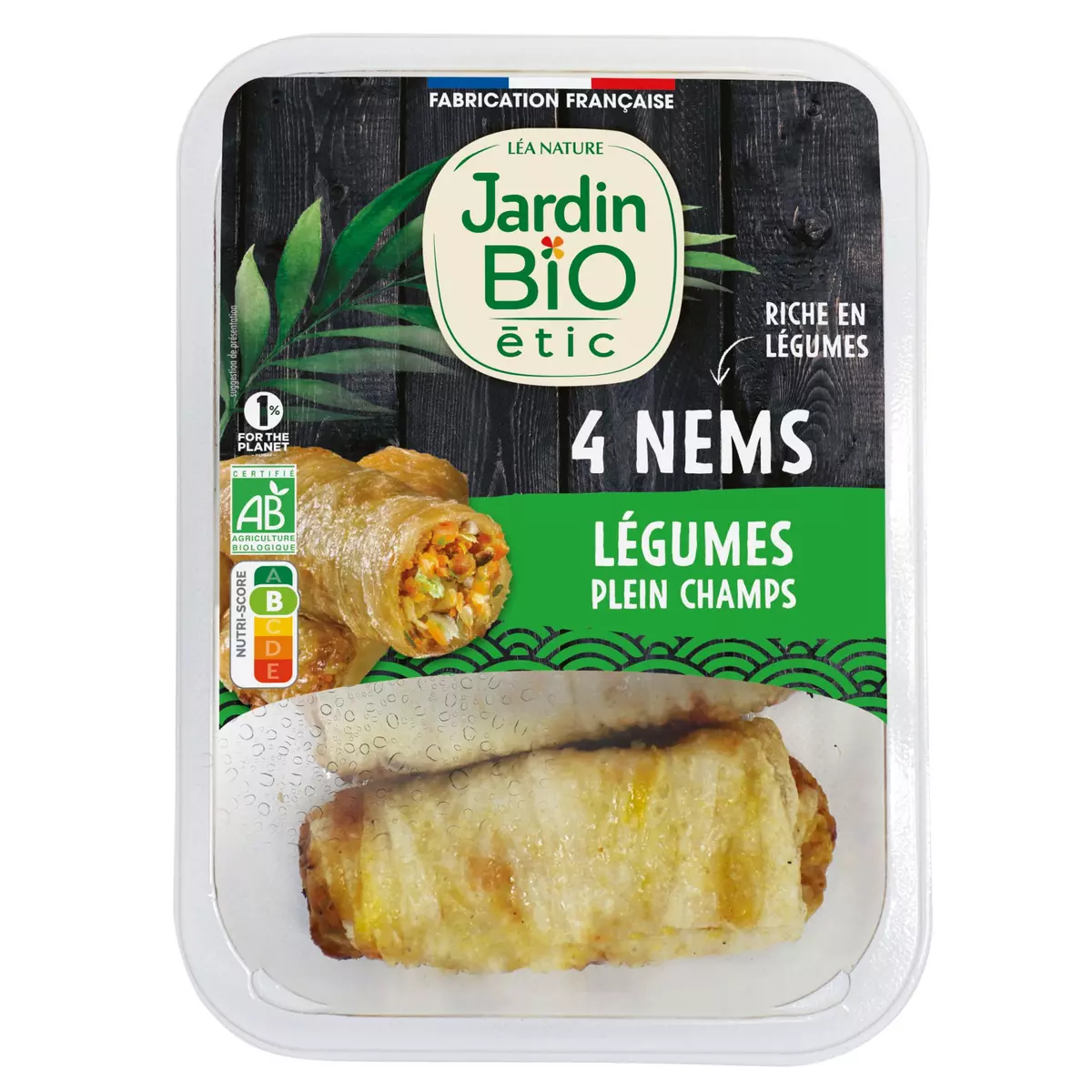 JARDIN BIO ETIC Nems aux légumes 4x60g