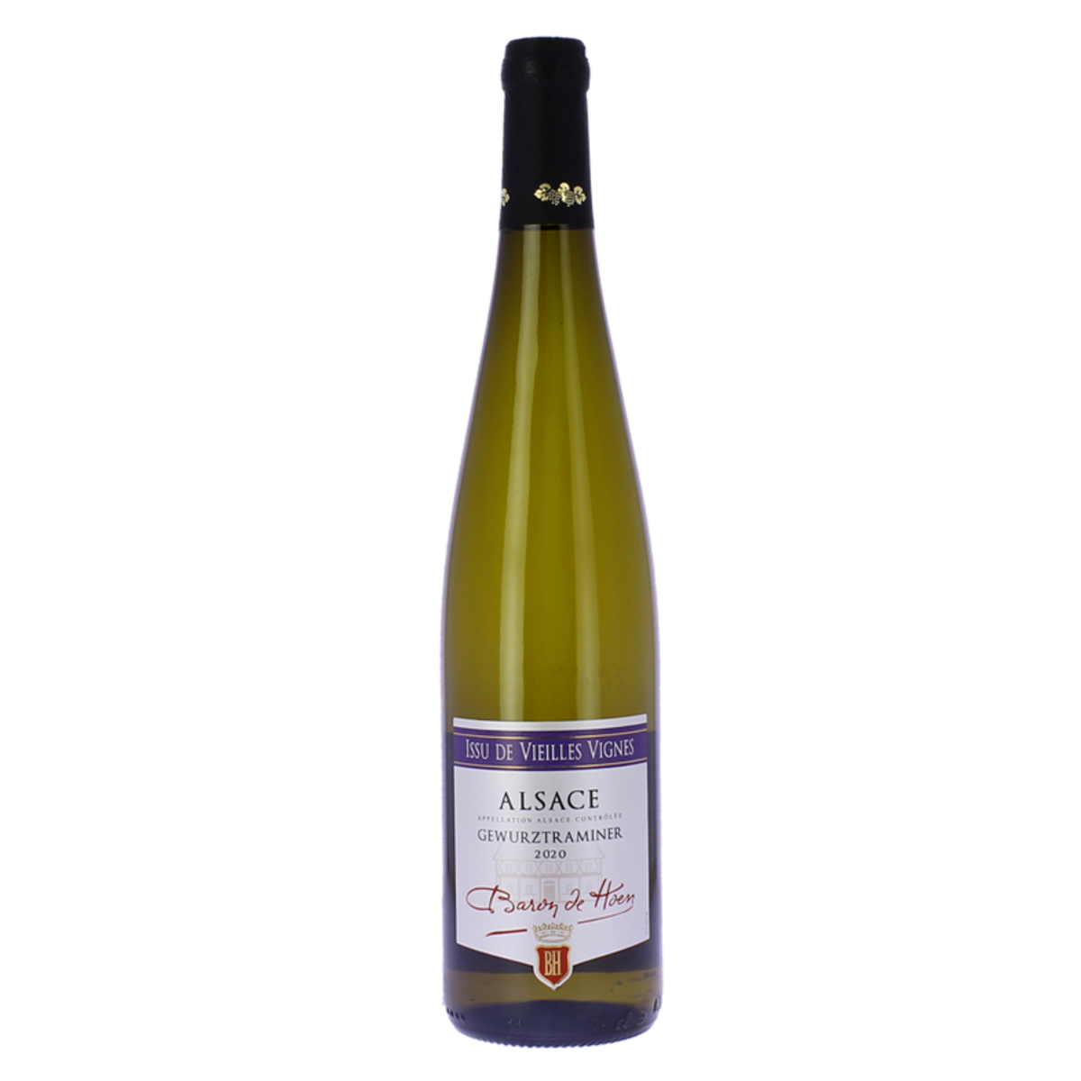 AOP Alsace Gewurztraminer Baron-de-Hoen issu de vieilles vignes blanc 75cl