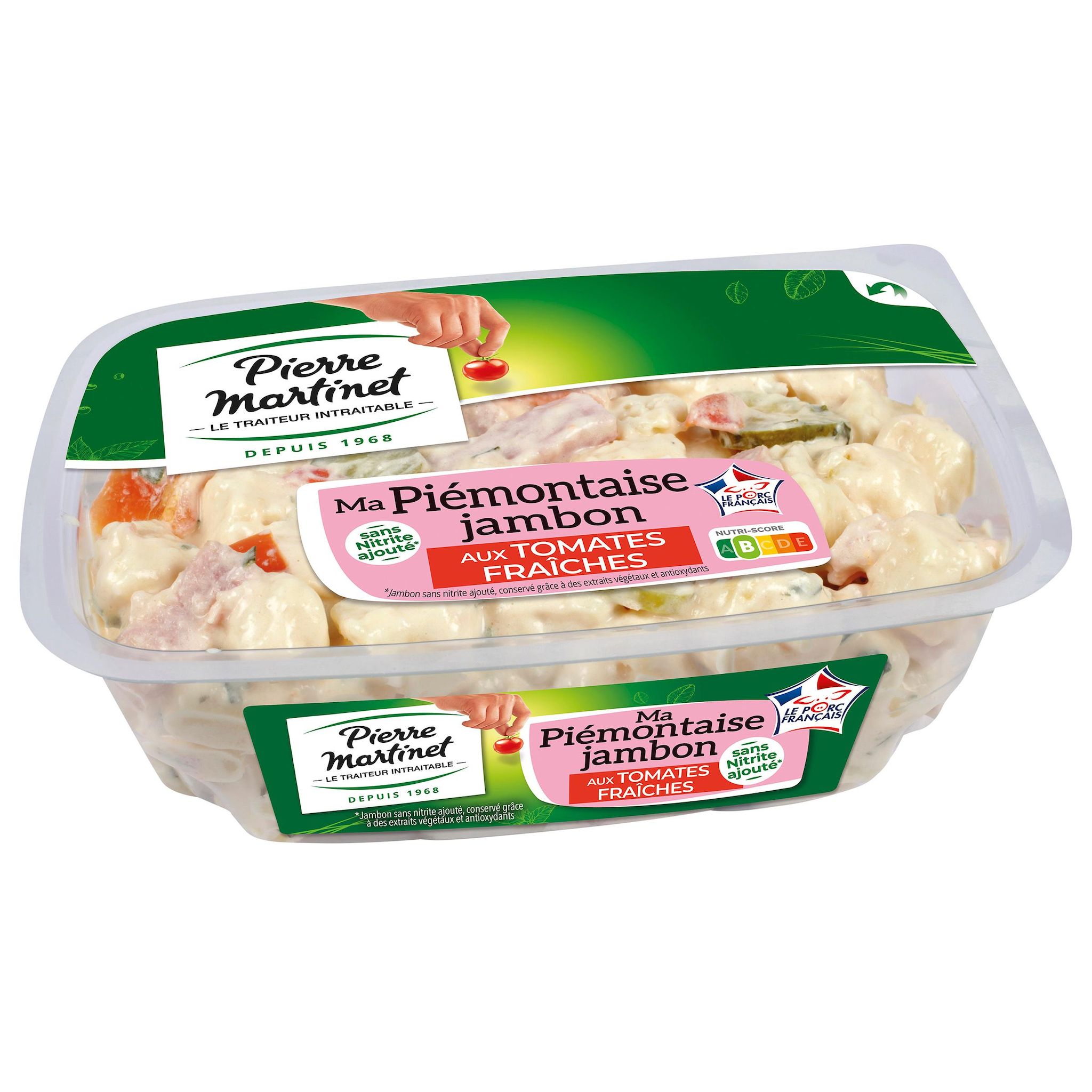 MARTINET Ma Piémontaise jambon aux tomates fraîches 500g