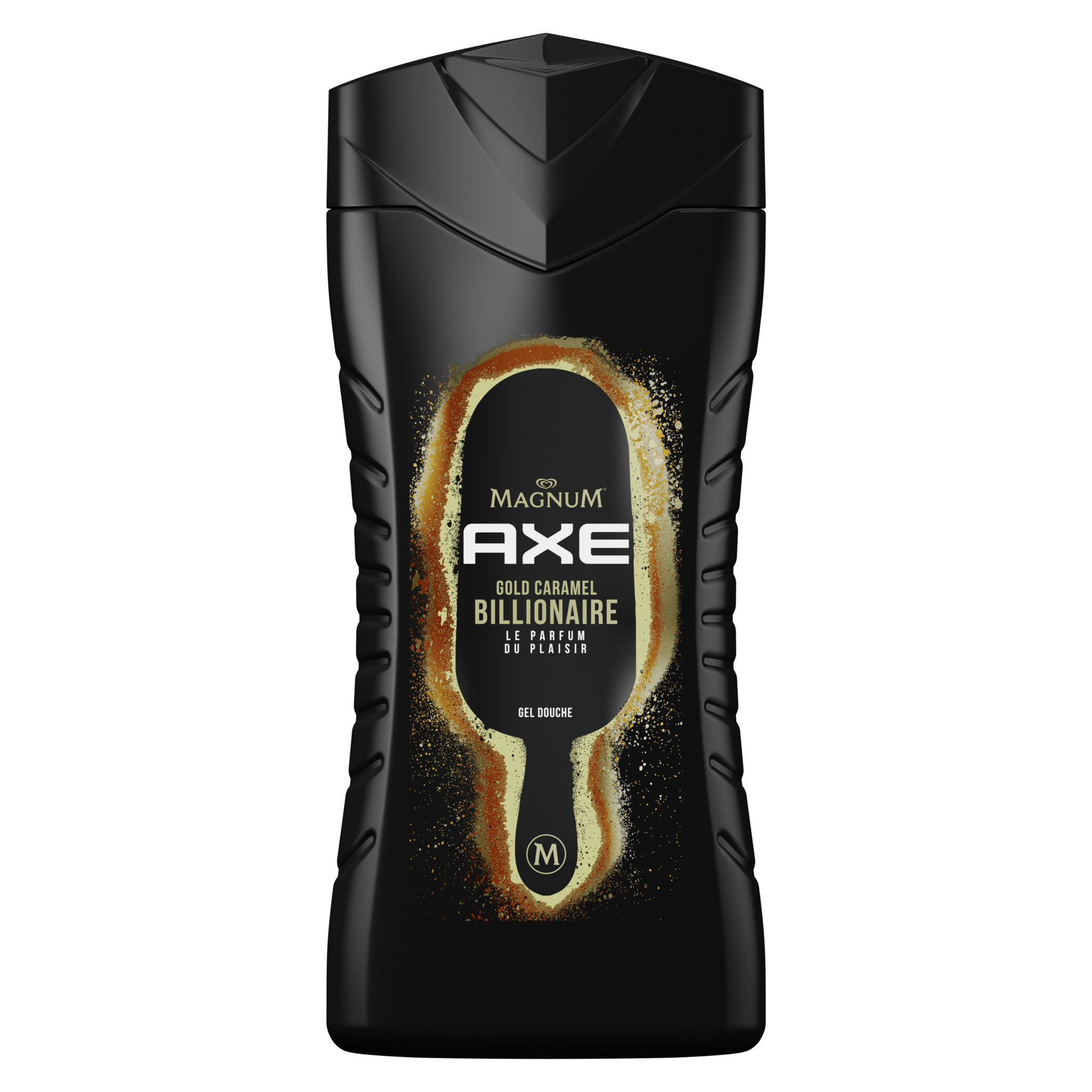 AXE Gel douche Magnum gold caramel billionaire parfum frais 250ml pas