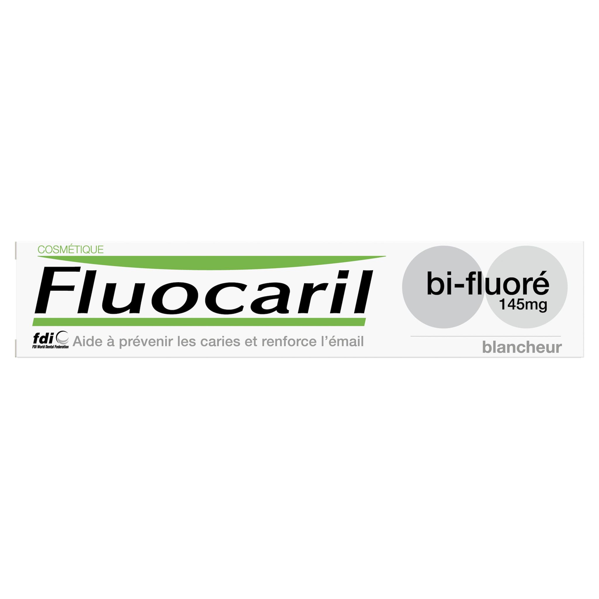 Voir la diapositive 3 : FLUOCARIL Dentifrice blancheur bi fluoré 75ml