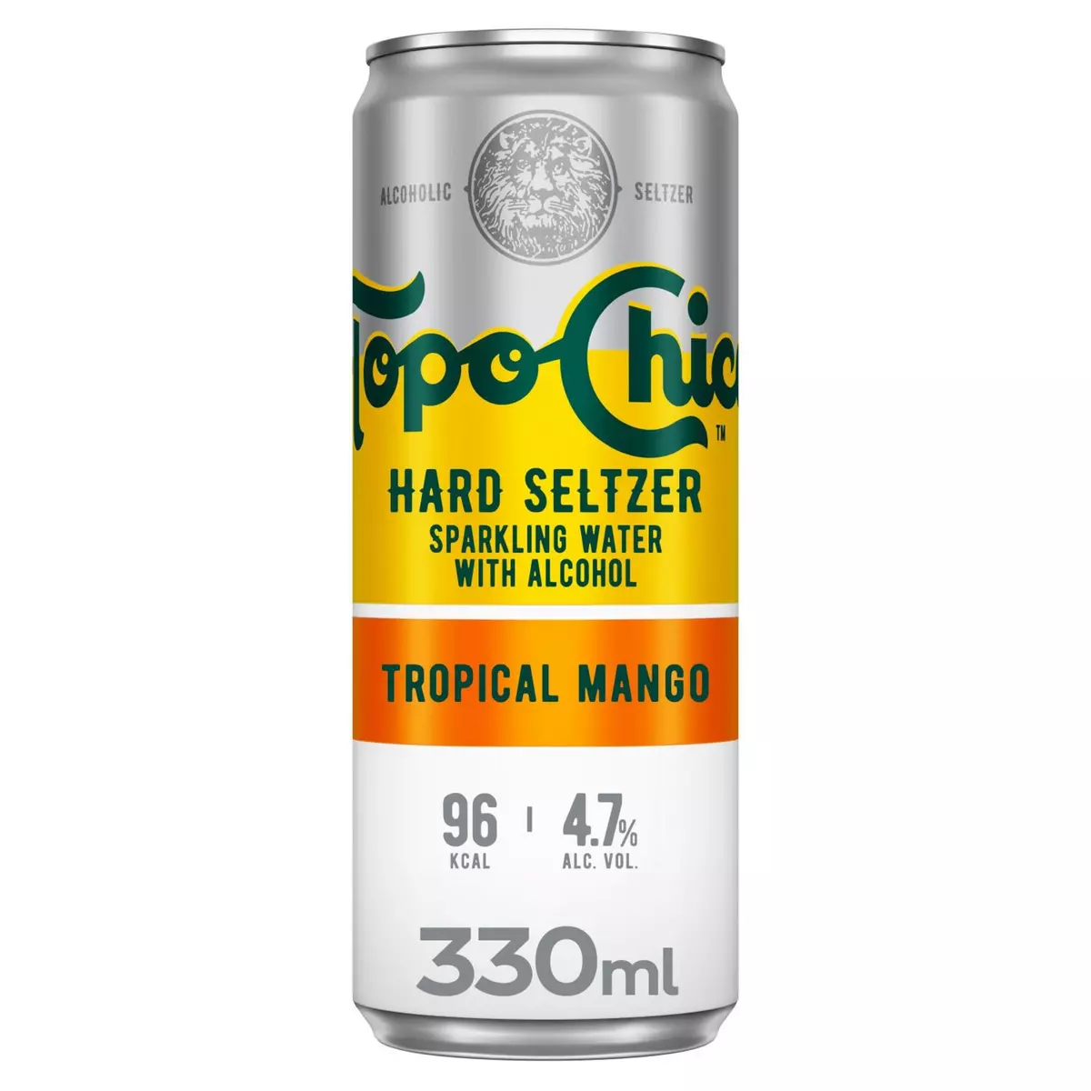 TOPO-CHICO Boisson pétillante tropical mango 4,7% boîte 33cl