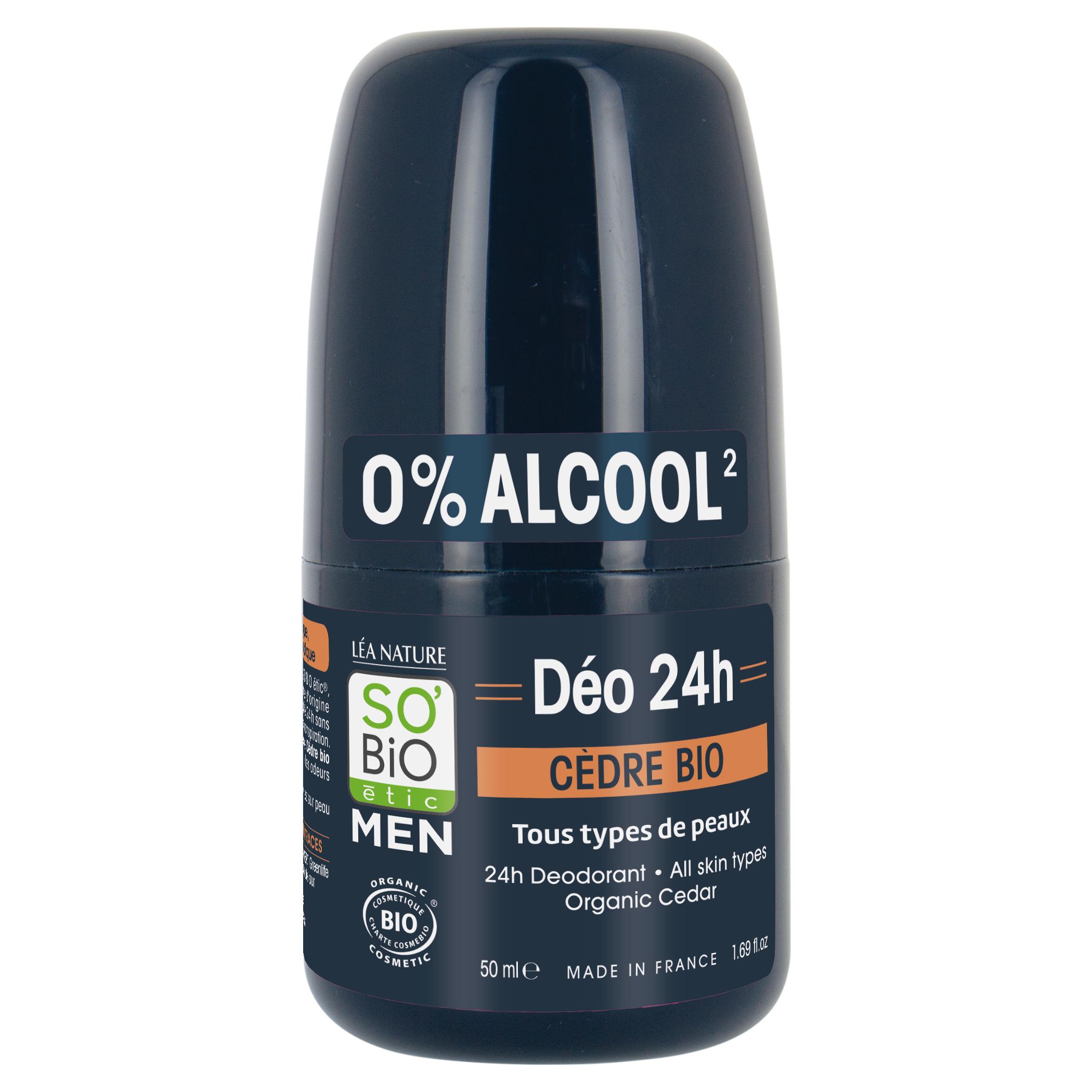 SO BIO ETIC Men Déodorant 24h cèdre bio 50ml