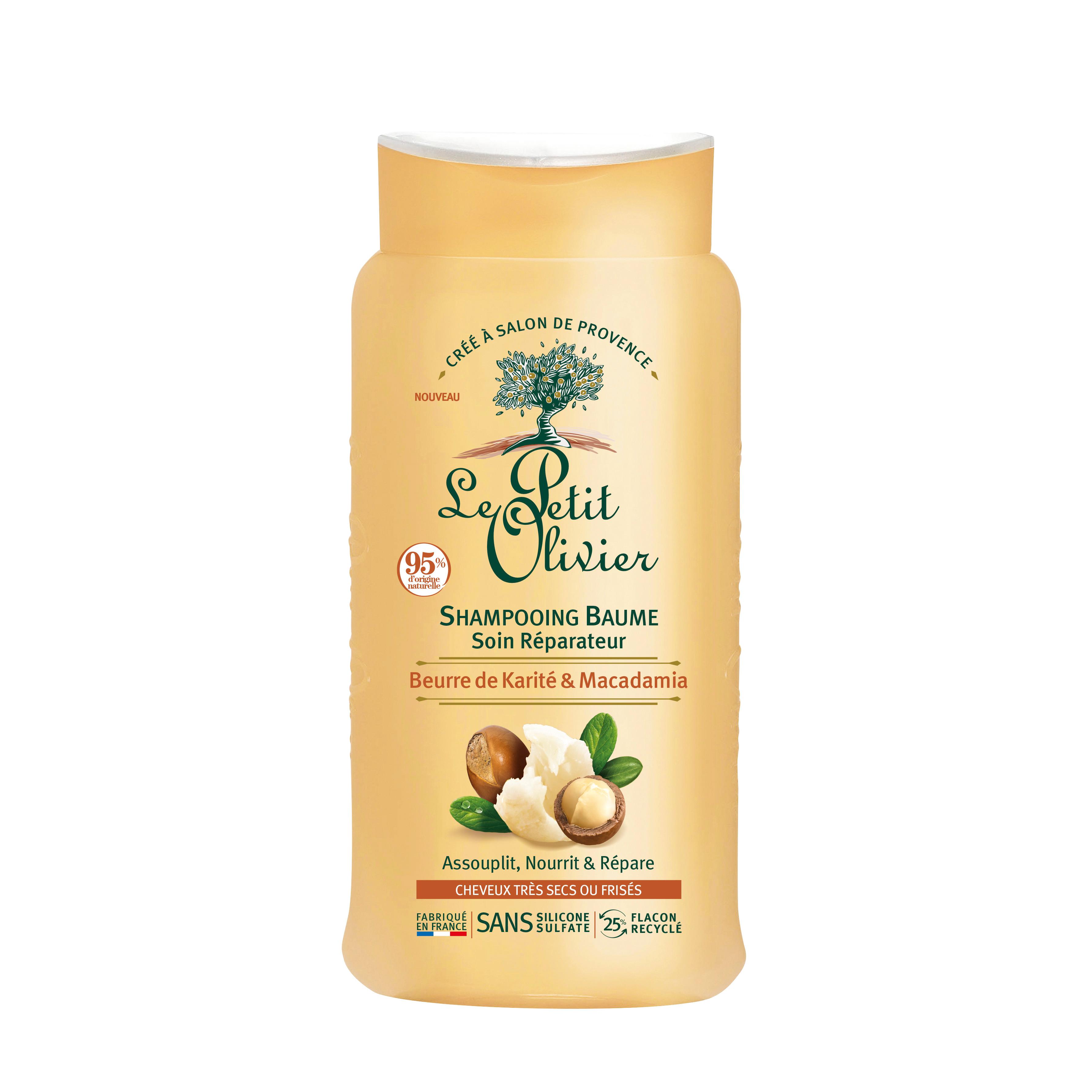 LE PETIT OLIVIER Shampoing baume soin réparateur cheveux secs 250ml