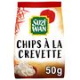 Voir la diapositive 2 : SUZI WAN Chips à la crevettes 50g