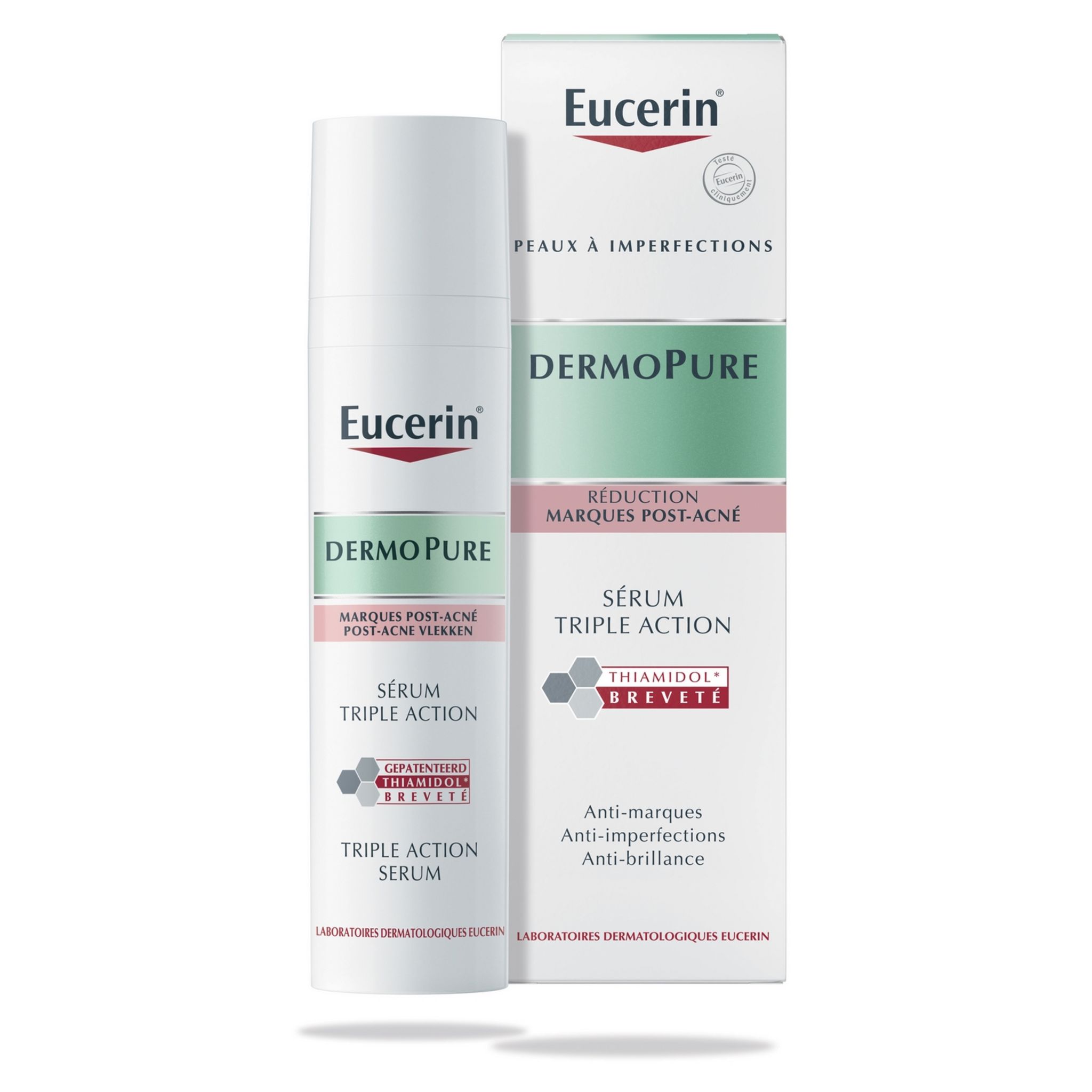 Voir la diapositive 2 : EUCERIN Dermo Pure sérum triple action 400ml