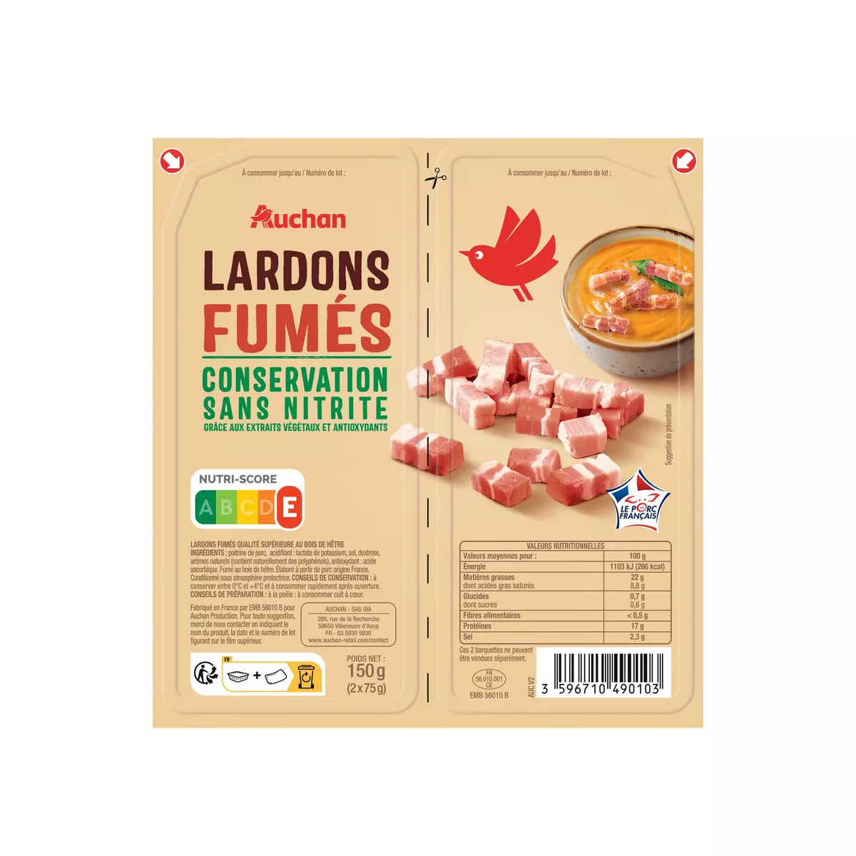 Lardon (ingrédient) - Tout savoir sur lardon