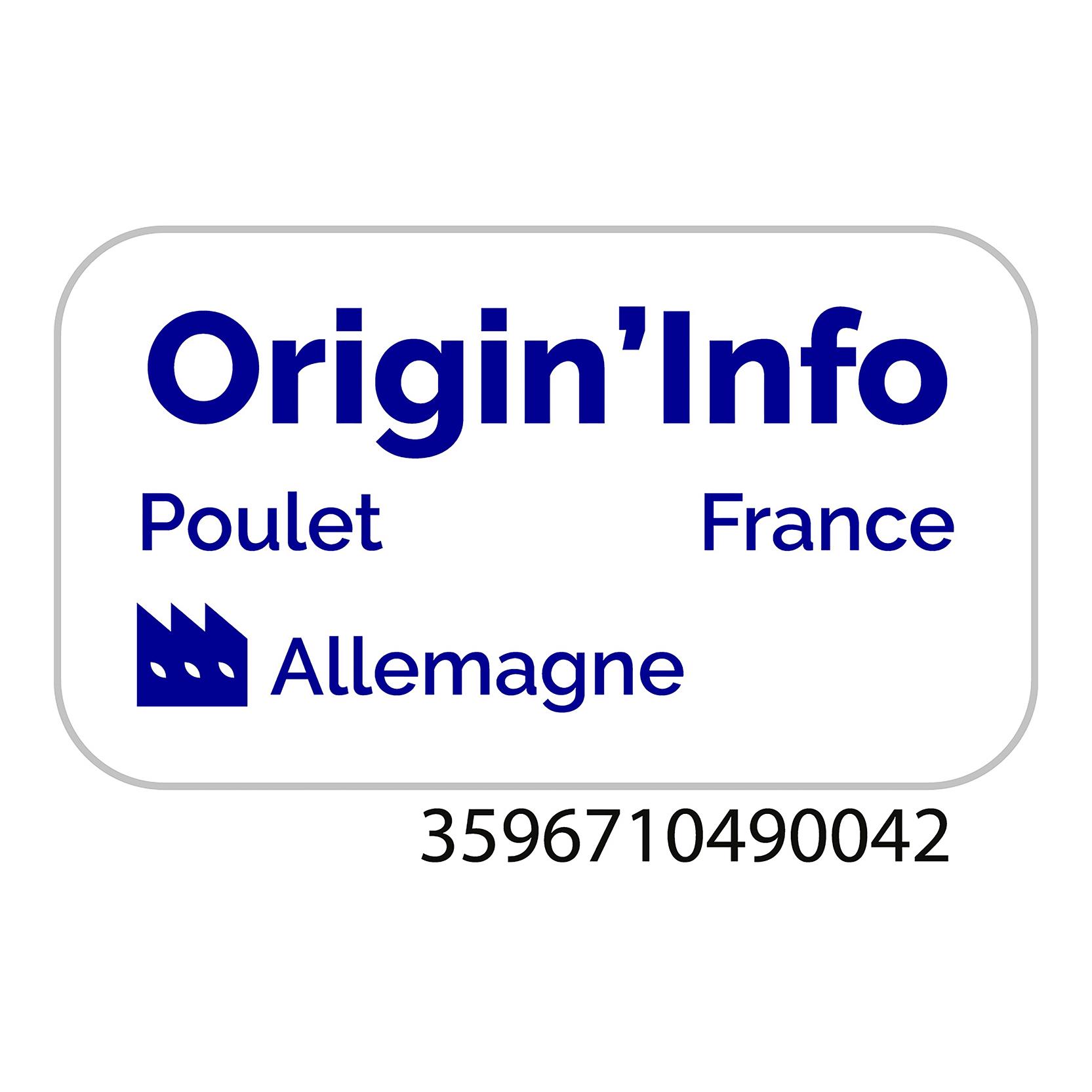 Voir la diapositive 3 : AUCHAN Blanc de poulet doré au four sans nitrite 6 tranches 180g