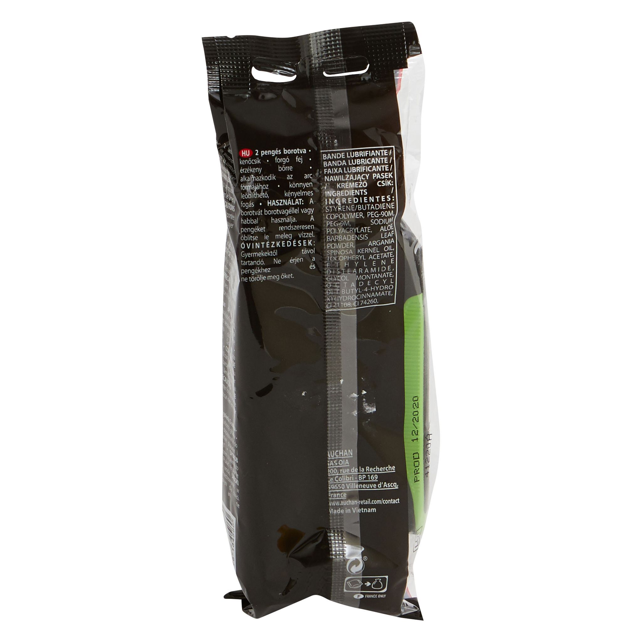 Voir la diapositive 3 : COSMIA MEN Confort flex rasoirs 2 lames jetables peaux sensibles 10 rasoirs