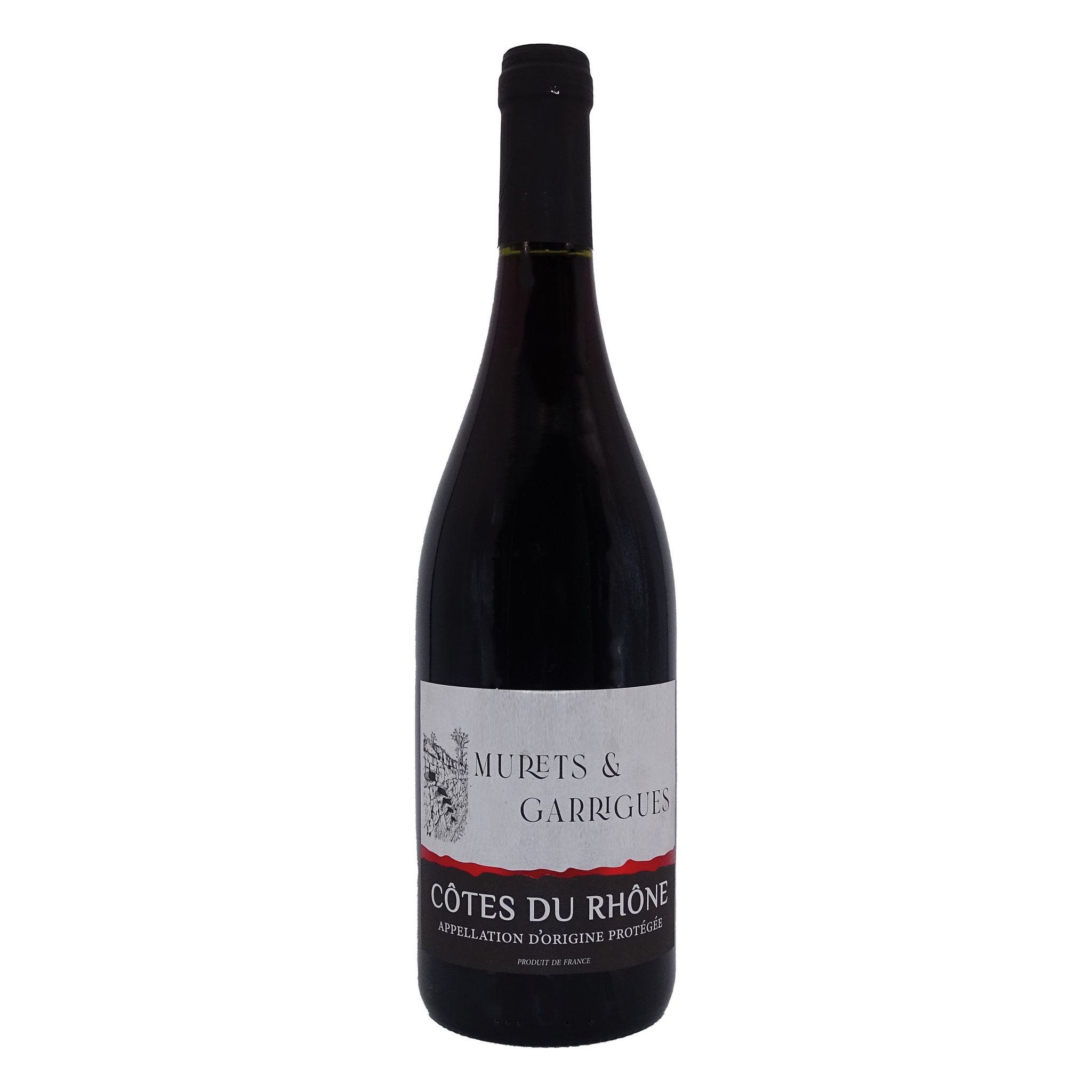Vin rouge AOP Côtes-du-Rhône Murets & Garrigues 75cl