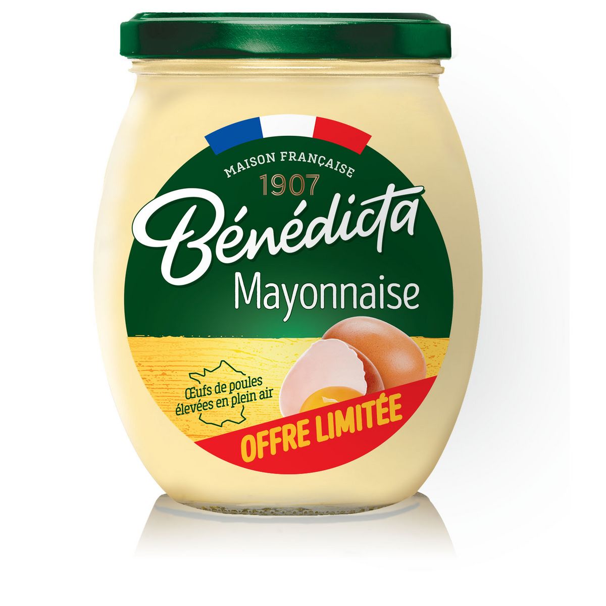 BENEDICTA Mayonnaise nature bocal 255g