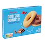 Voir la diapositive 3 : AUCHAN Goûter donuts nappés chocolat 6 gâteaux 180g