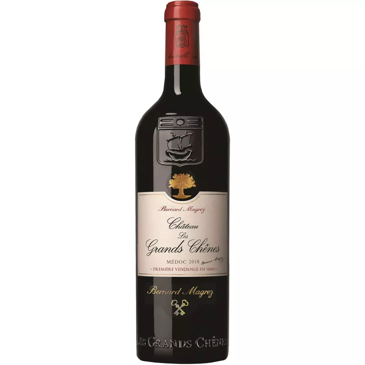 BERNARD MAGREZ Vin rouge AOP Médoc Château Les Grands Chênes 2018 75cl