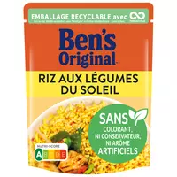 UNCLE BEN'S Riz micro-ondes Tomate et Huile d'Olive 2mn 250g (lot de 10) 