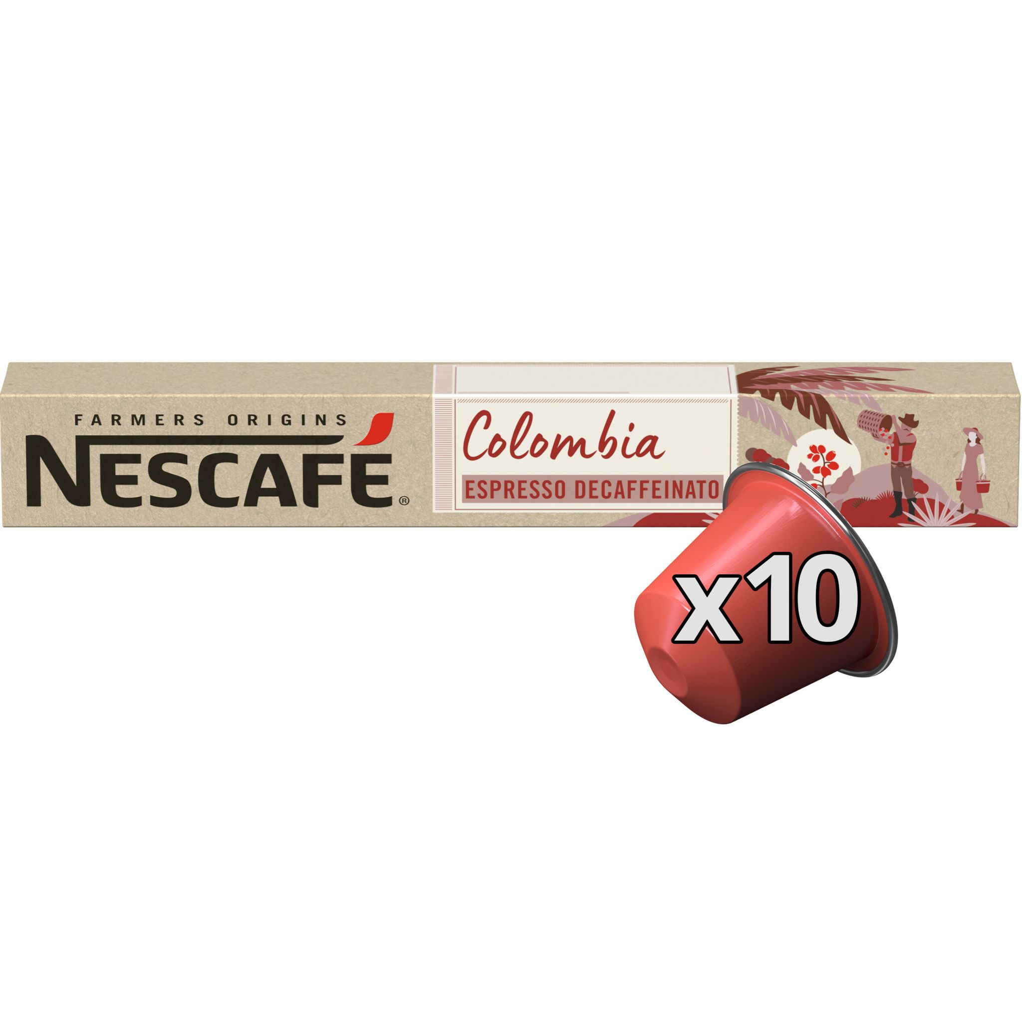 Almanigra Lot 100 Capsules Décaféiné – Compatible Nespresso, Robusta & Arabica, Notes Biscuit/chocolat