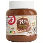 AUCHAN Pasta cao Pâte à tartiner cacao et noisettes sans huile de palme 400g