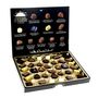 Voir la diapositive 2 : VENDOME Place Vendôme assortiment de chocolats au lait noir et blanc 36 pièces 385g
