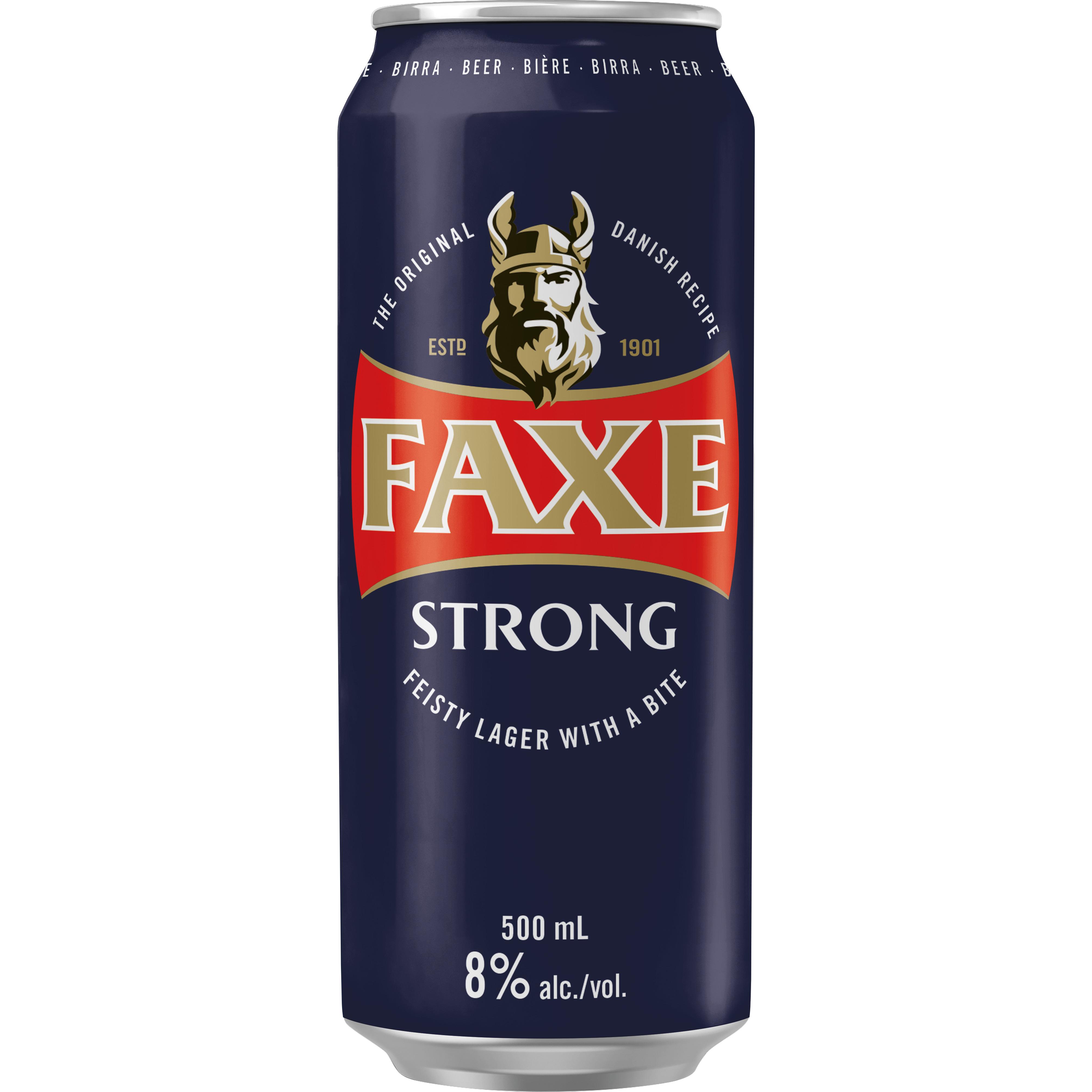 FAXE Bière blonde Strong 8% Boîte 50cl