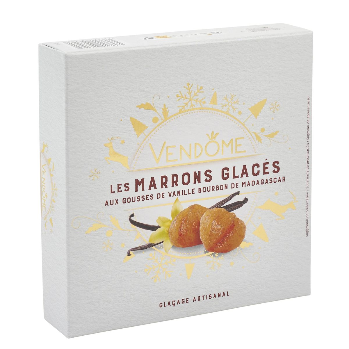 VENDOME Marrons entiers glacés à la vanille de Madagascar 9 pièces 160g
