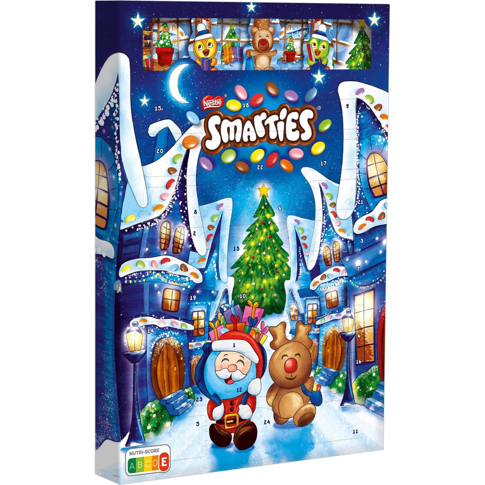 NESTLE Smarties calendrier de l'Avent 24 pièces 223g