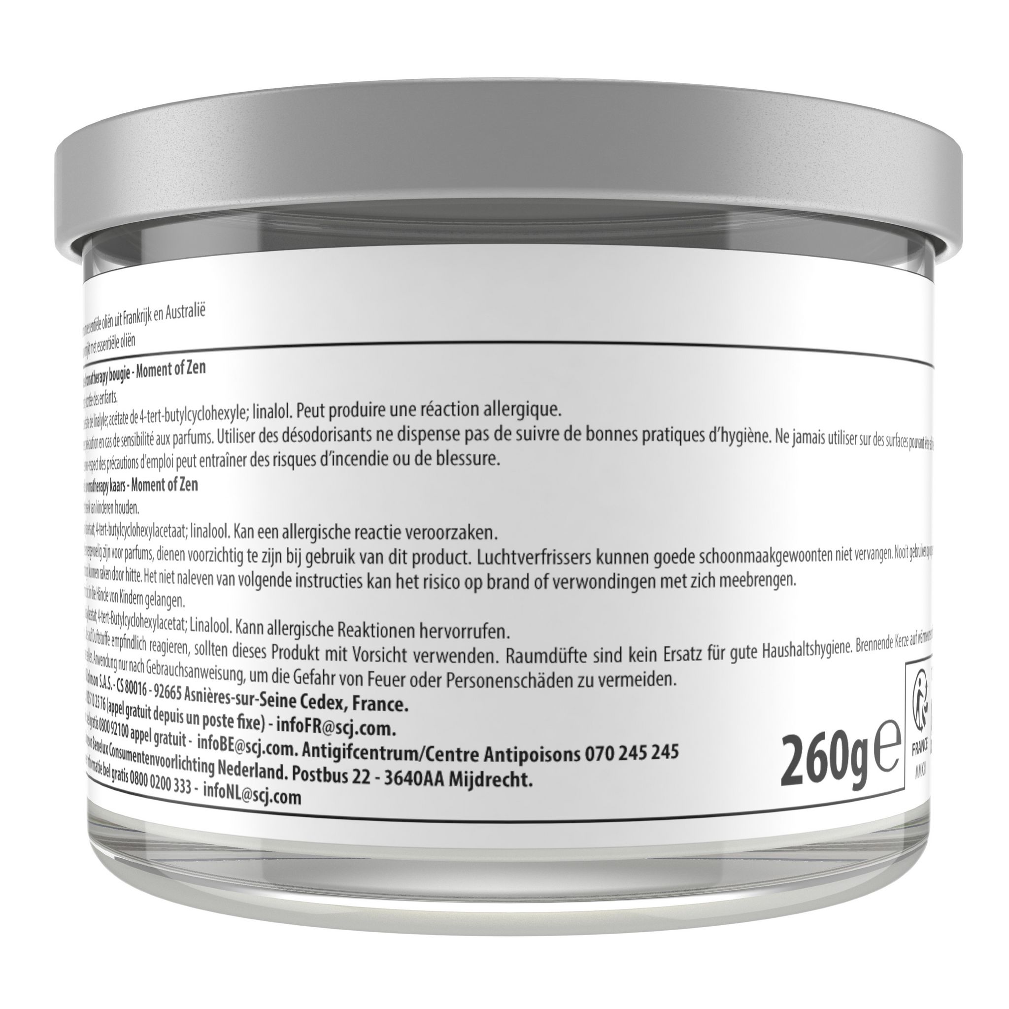 Voir la diapositive 2 : GLADE Aromatherapy bougie parfumée à la lavande et bois de Santal 1 pièce