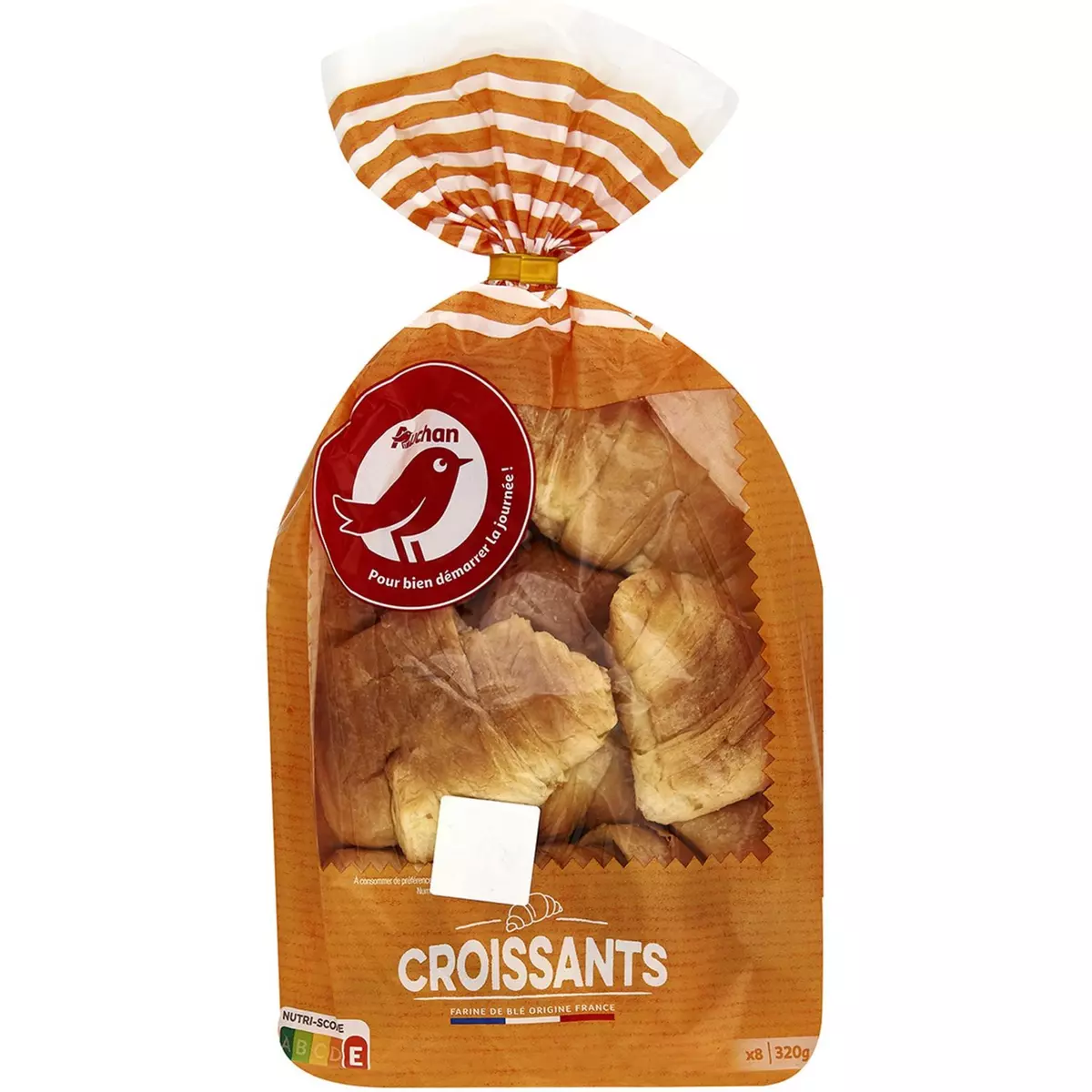 AUCHAN Croissants 8 pièces 320g
