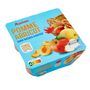 Voir la diapositive 2 : AUCHAN Coupelles de purée de pomme abricot sans sucres ajoutés 4x100g