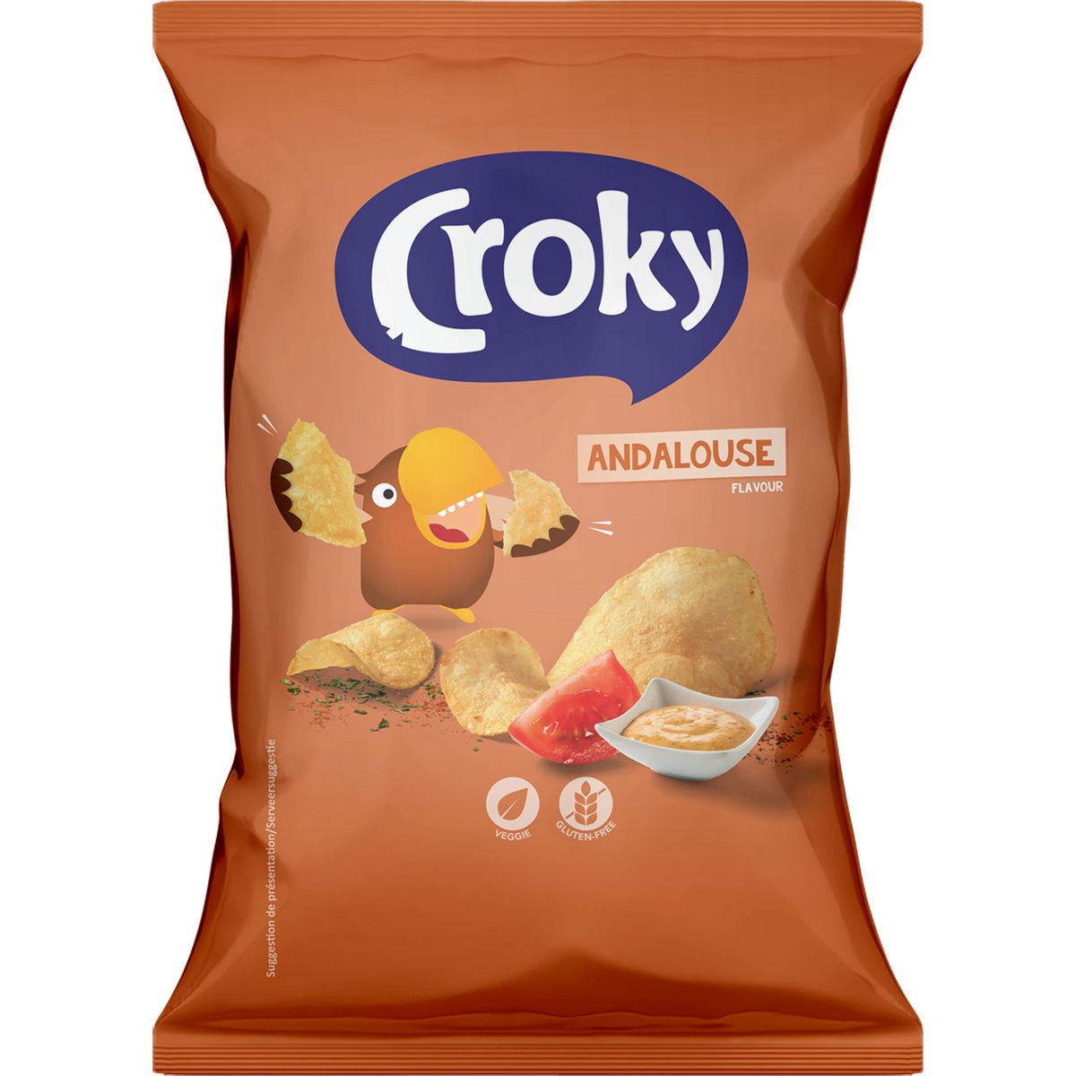 CROKY Chips saveur andalouse 150g
