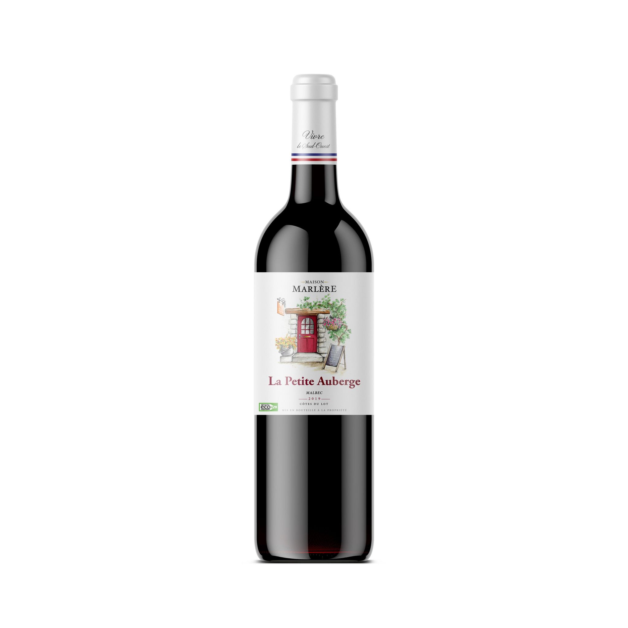 Voir la diapositive 2 : IGP Côte du lot Malbec La petite auberge rouge 75cl