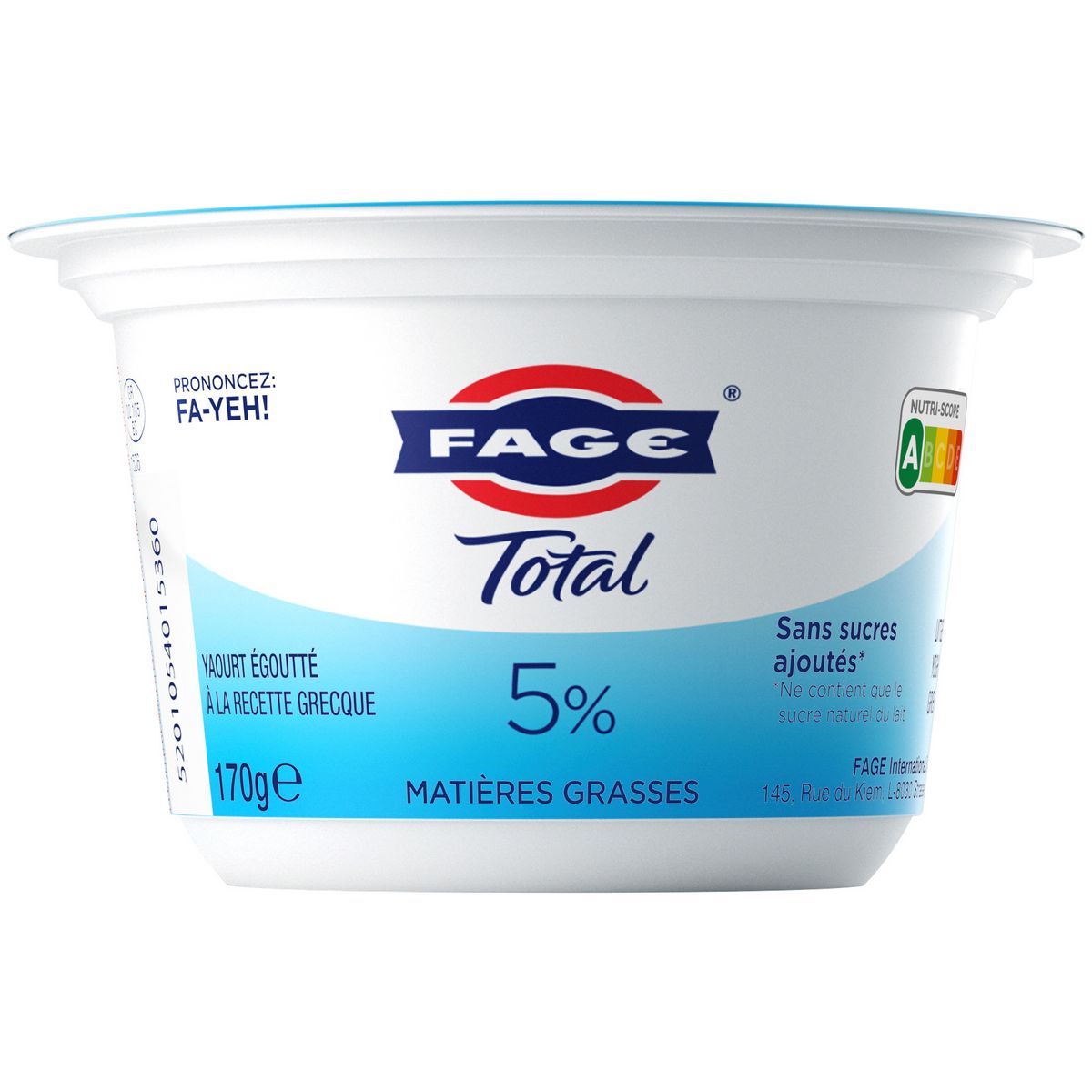 FAGE Yaourt grecque 5% MG 170g