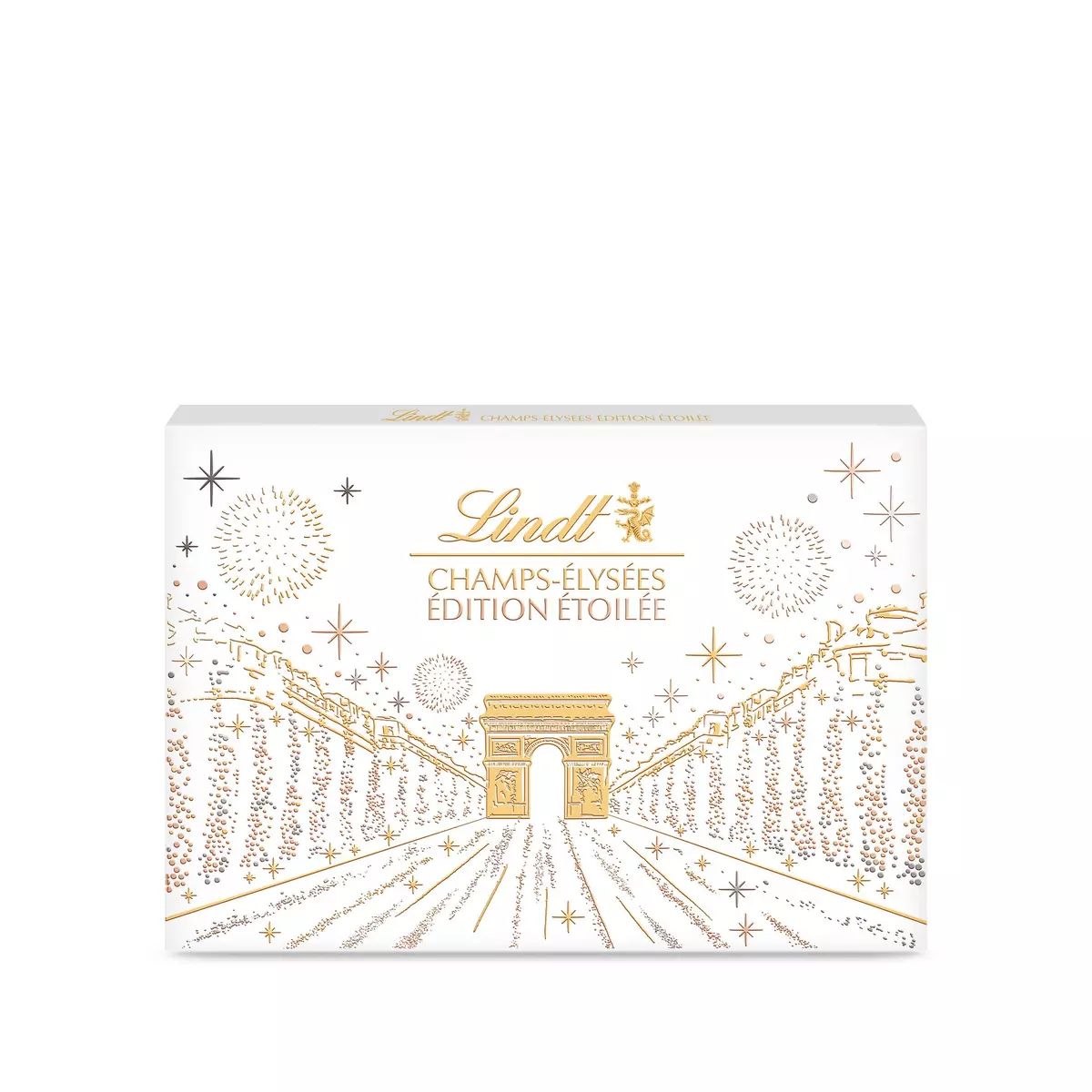 Lindt - Boîte CHAMPS-ÉLYSÉES Édition Étoilée - Assortiment de Chocolats au  Lait, Noirs et Blancs - Idéal pour Noël, 465 g : : Epicerie