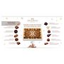 Voir la diapositive 2 : LINDT Champs-Elysées Edition Etoilée boîte assortiment de bouchées au chocolat lait noir et blanc 44 pièces 465g