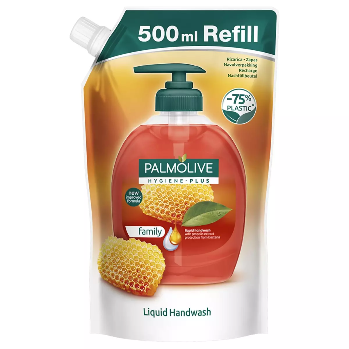 PALMOLIVE Recharge savon liquide pour les mains 500ml
