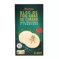 LABEYRIE Bloc de foie gras de canard 30% morceaux 500g pas cher 