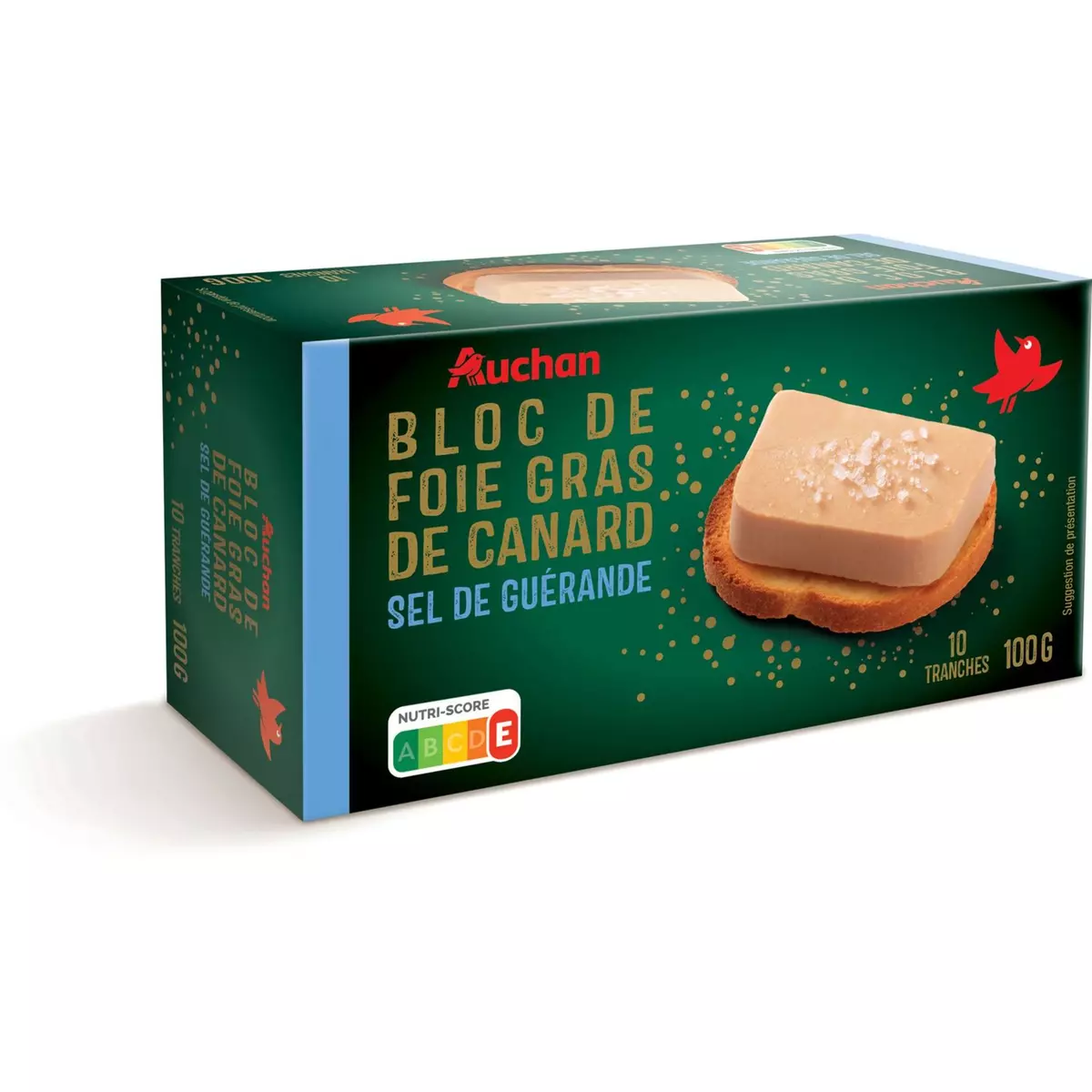 Bloc de foie gras de le bloc de 200 g + trancheur Contenu