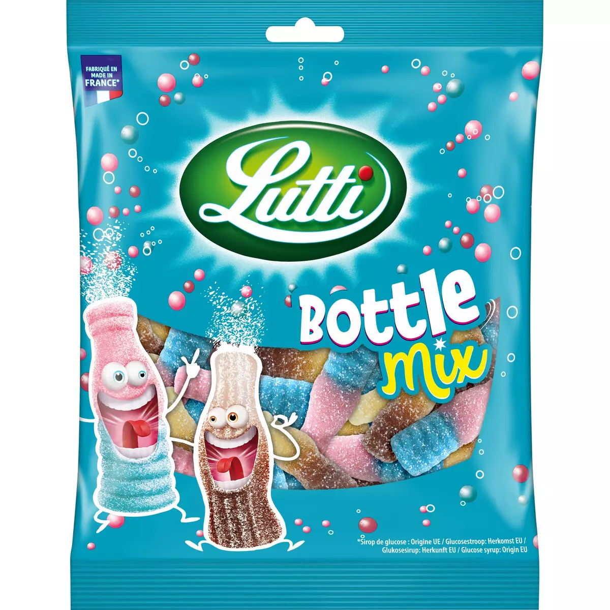 Assortiment bonbons acidulés Lutti 500g sur