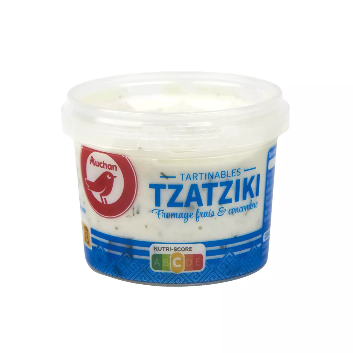 AUCHAN Tzatziki tartinable fromage frais et concombre 100g
