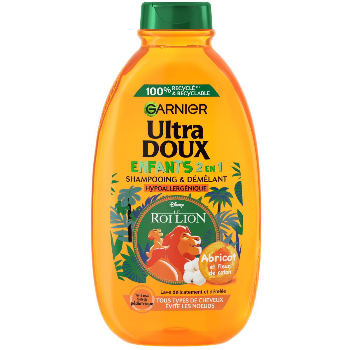 GARNIER ULTRA DOUX Shampooing enfants démêlant abricot & fleur de coton 400ml