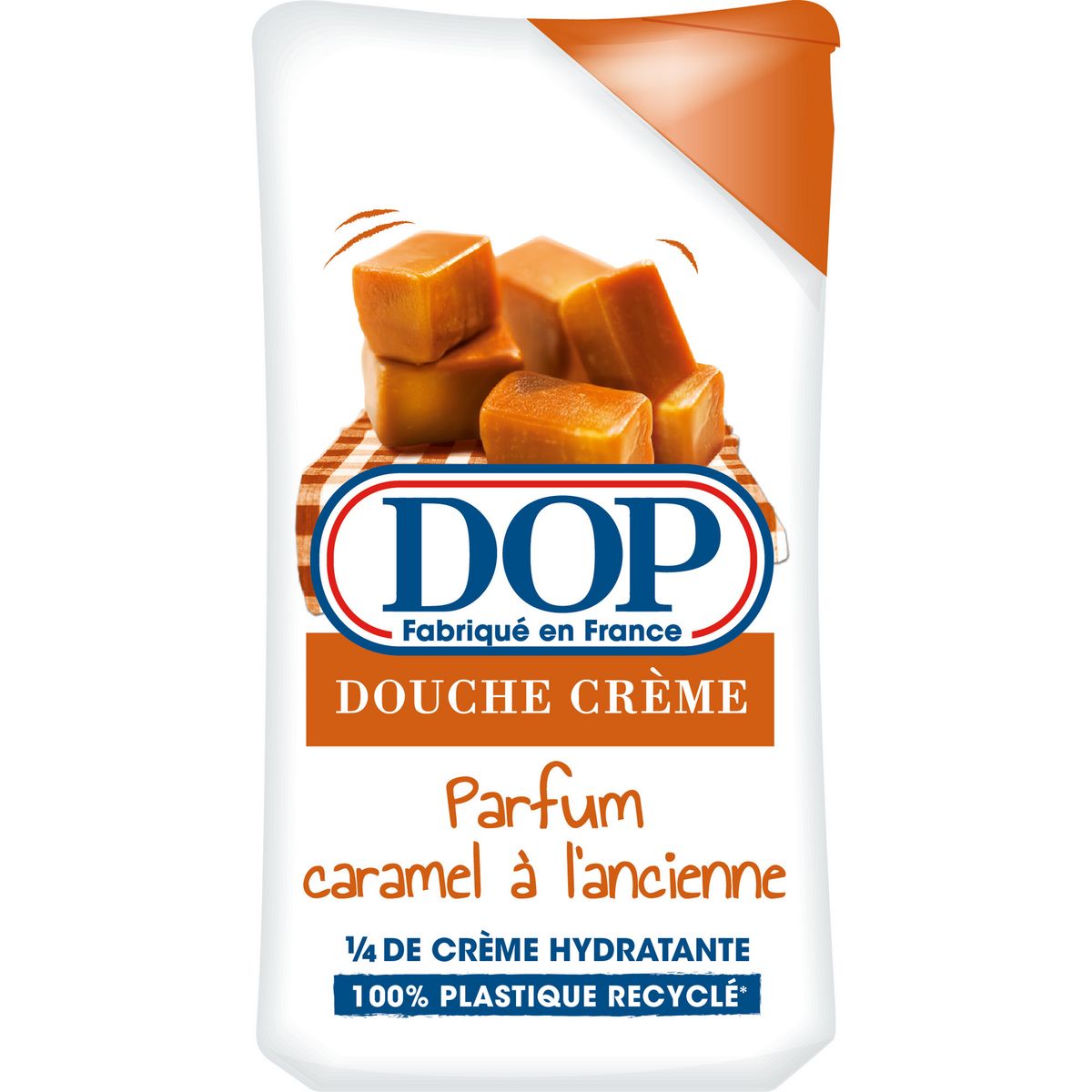 DOP Gel douche crème douceurs d'enfance au parfum caramel a l'ancienne ph neutre 250ml